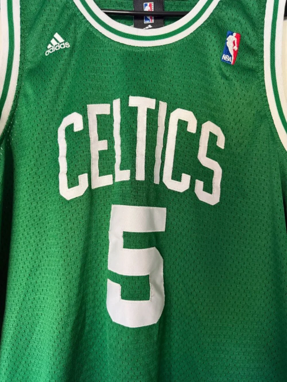 Adidas NBA Boston Celtics Kevin Garnett #5 Jersey Green L